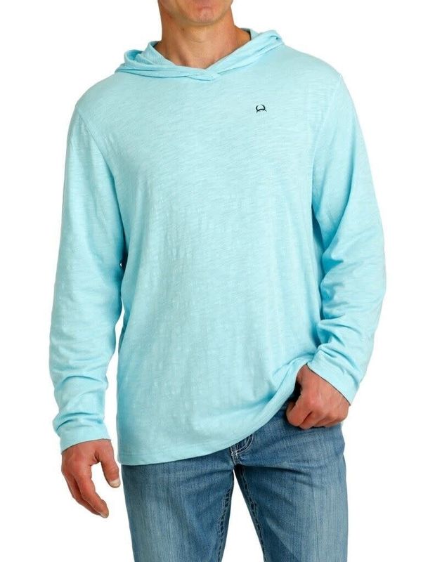 CINCH MEN&#39;S ARENAFLEX HOODIE- LIGHT BLUE