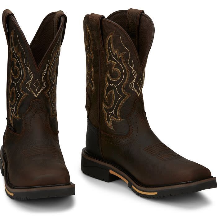 JUSTIN JOIST 11&quot; WATERPROOF COMP TOE BOOTS