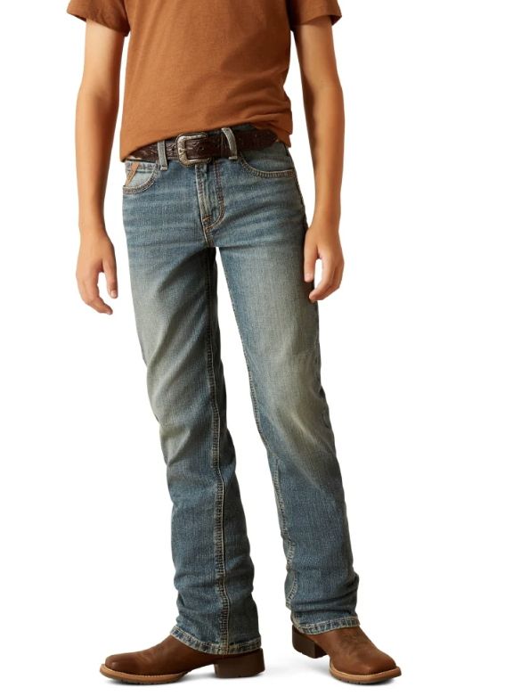 ARIAT BOY&#39;S B5 MURPHY BOOTCUT JEANS IN DRIFTER