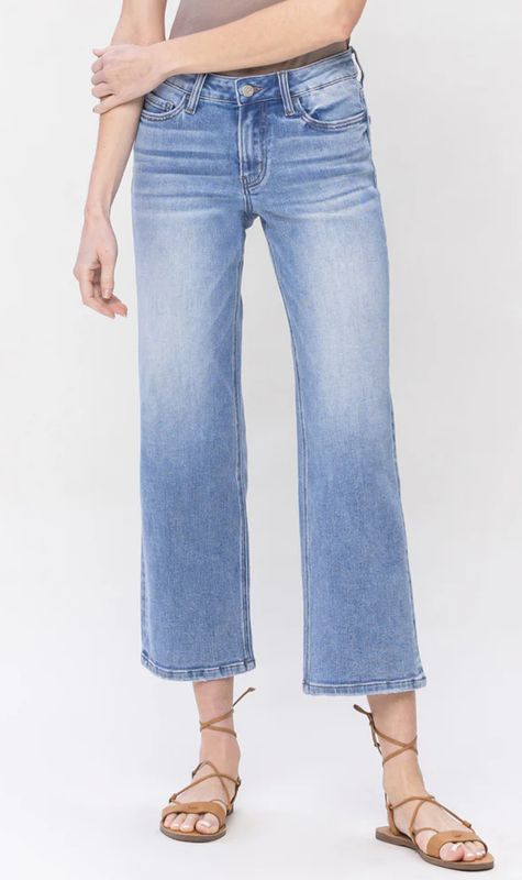 VERVET LEANN MID RISE DAD JEAN