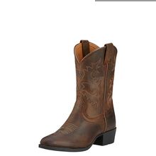 ARIAT KID'S HERITAGE DISTRESSED BROWN WESTERN BOOTS