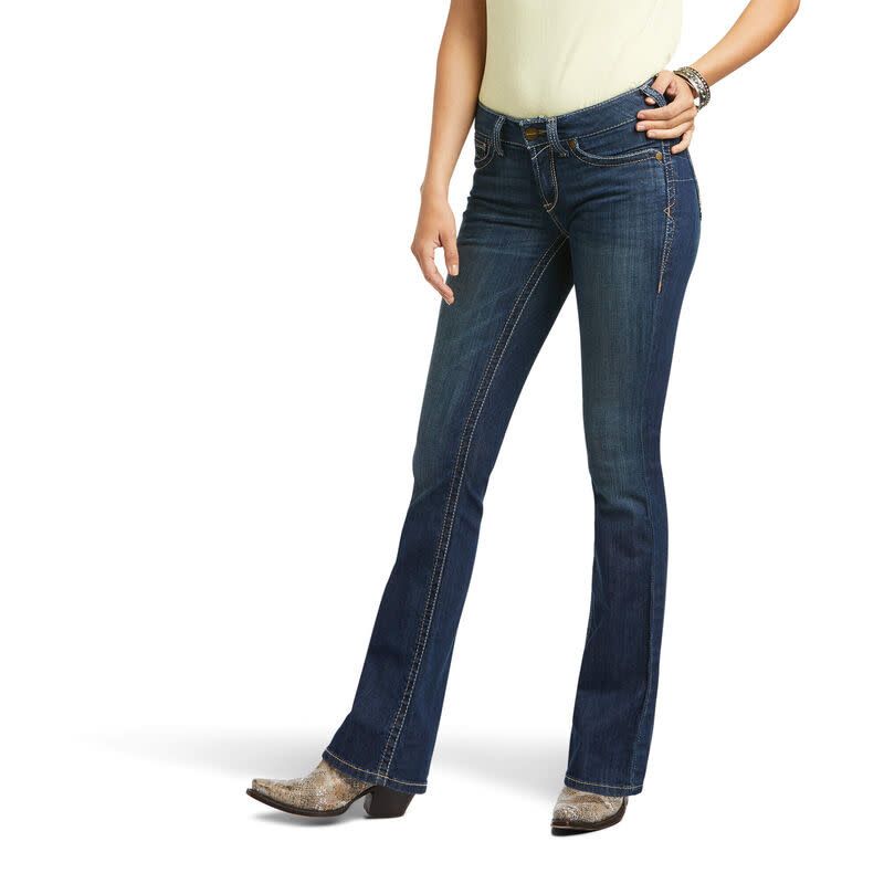 ARIAT R.E.A.L MID RISE CORINNE BOOT CUT JEAN