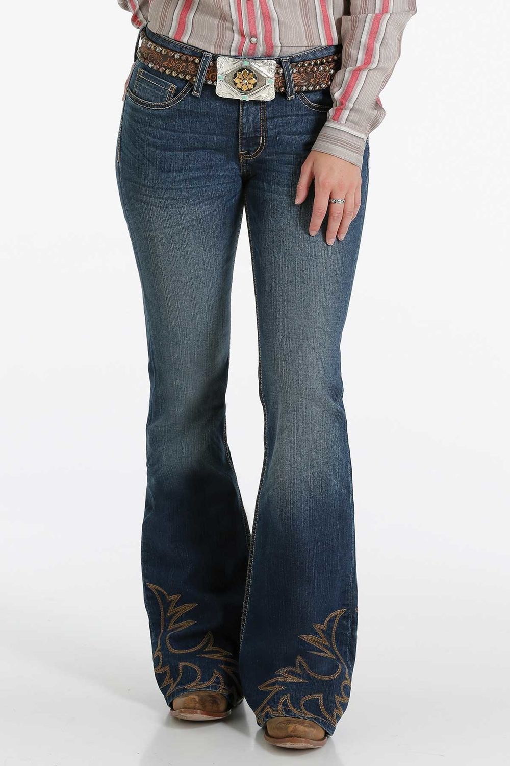 CRUEL DENIM MODERATE RISE HANNAH FLARE