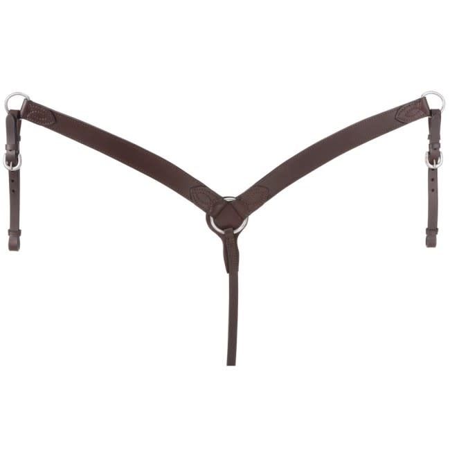 CONTOURED LEATHER PONY BREAST COLLAR