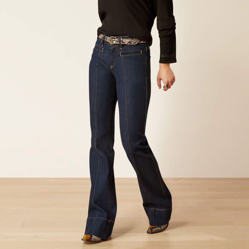 ARIAT LENNON PERFECT RISE SLIM TROUSER RINSE
