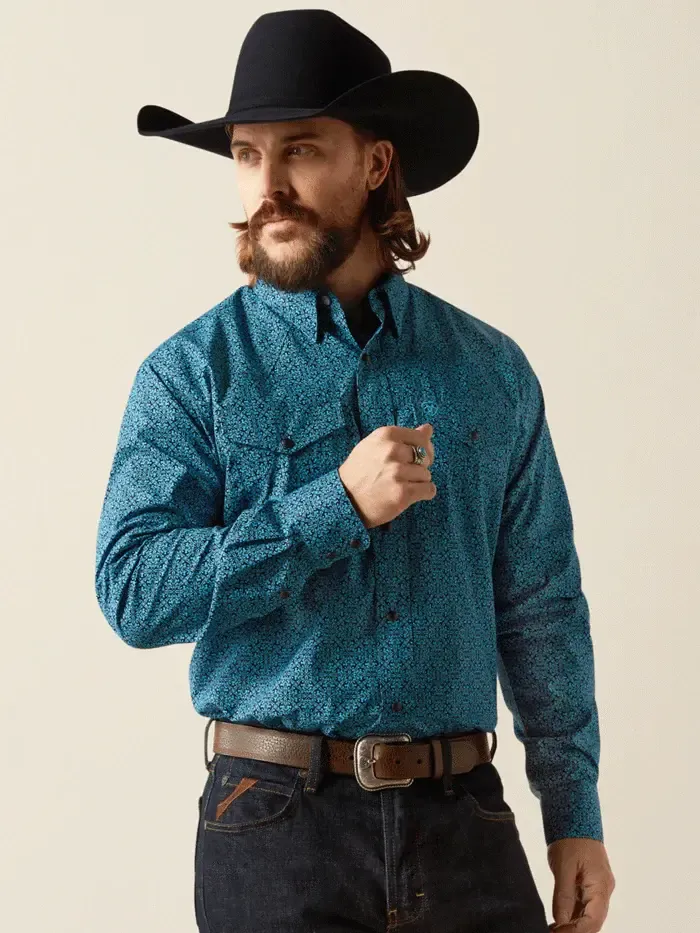 ARIAT MEN&#39;S WOODROW CLASSIC FIT SHIRT