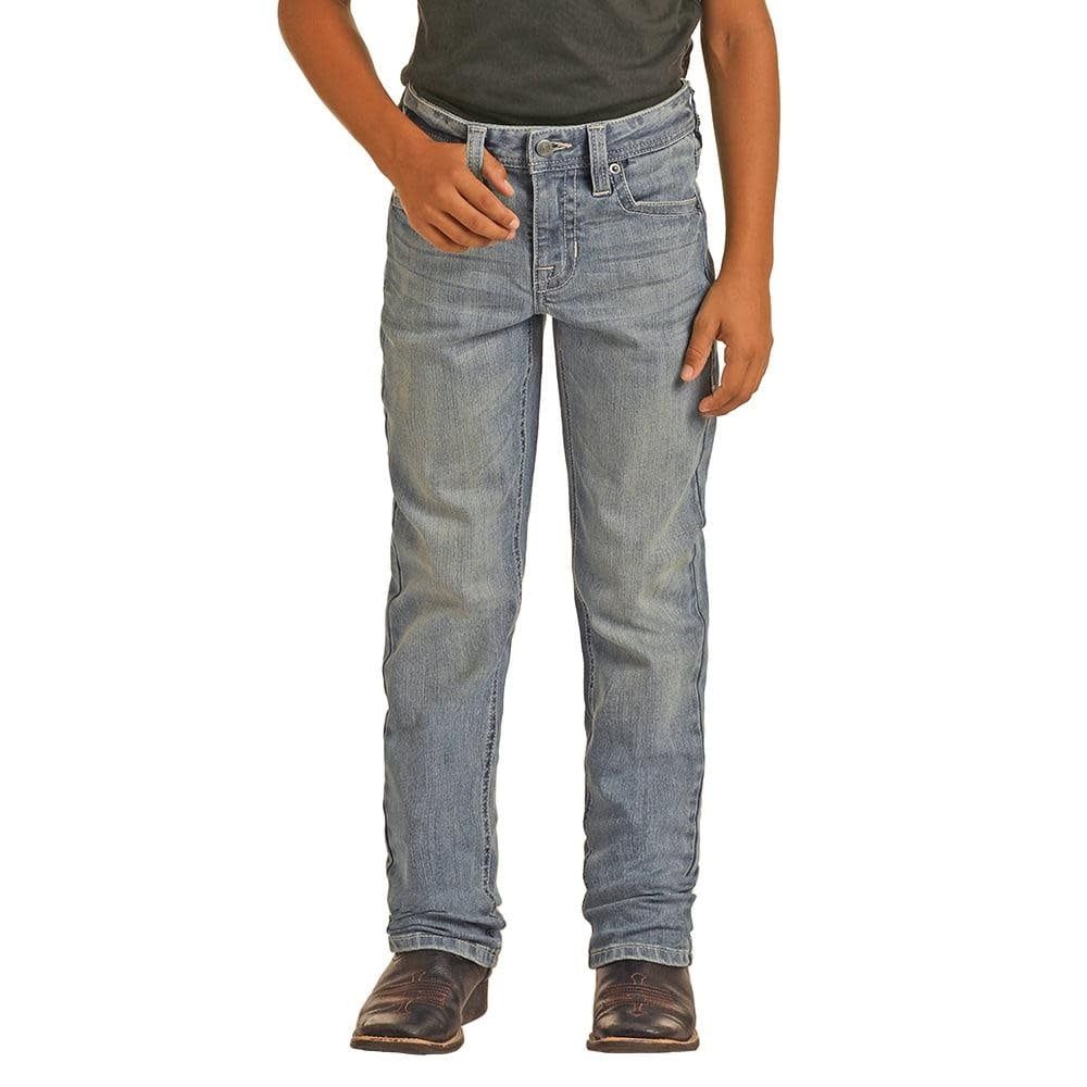 ROCK &amp; ROLL REVOLVER LIGHT WASH JEAN