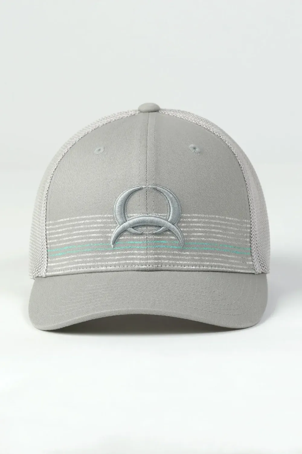 CINCH MEN&#39;S FLEXFIT GRAY TRUCKER CAP