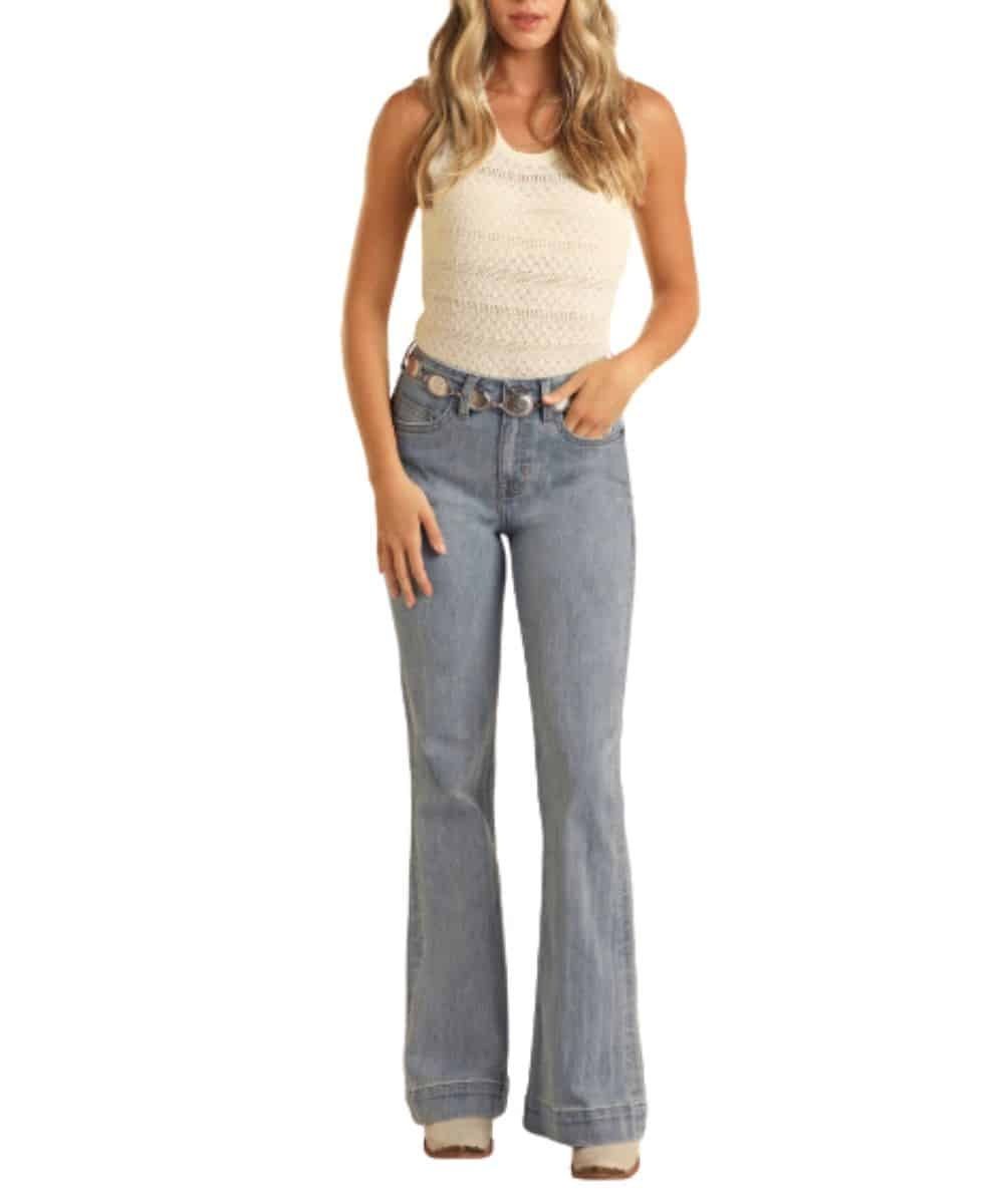 ROCK &amp; ROLL JACQUARD STRIPE TROUSER