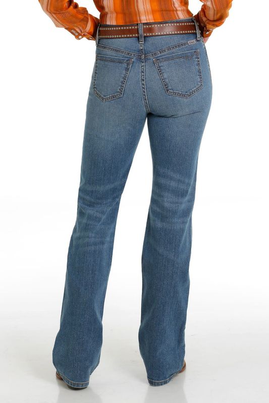 CRUEL DENIM SKYLAR HIGH RISE BOOTCUT MEDIUM STONE JEAN