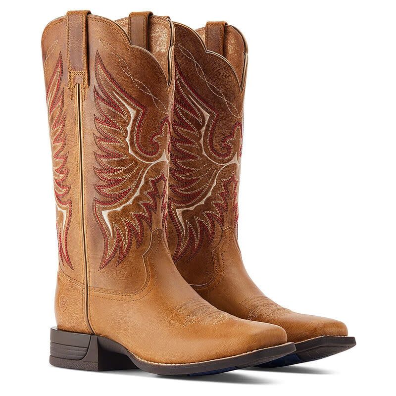ARIAT WOMEN'S ROCKDALE ALMOND BUFF WESTERN BOOT