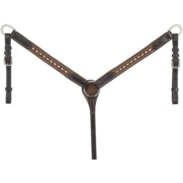 KING SERIES PONY BUCKSTITCH SUEDE BREAST COLLAR