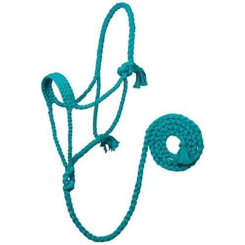 ECOLUXE BRAIDED ROPE HALTER WITH 8' LEAD