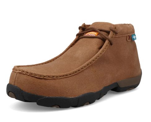 TWISTED X MEN'S WORK DISTRESSED SADDLE CHUKKA MOC