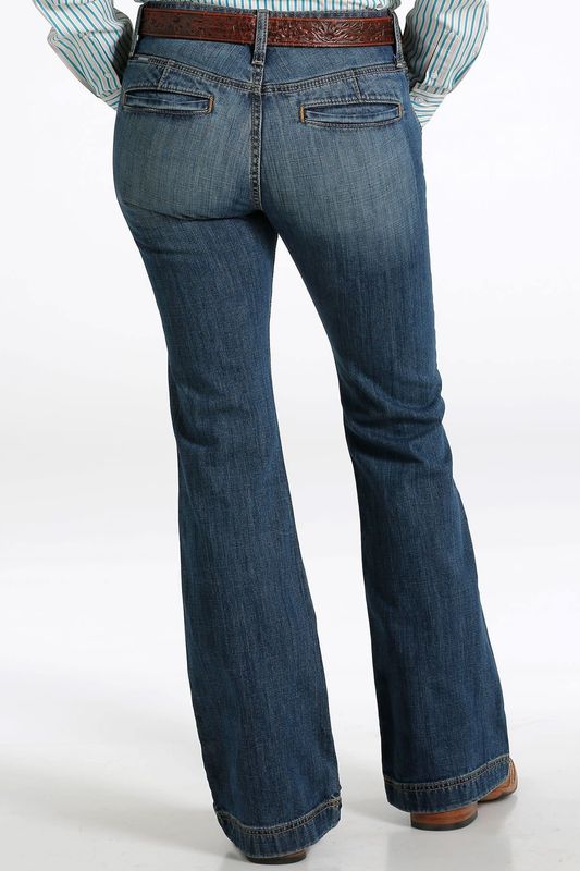 CINCH LYNDEN SLIM FIT TROUSER MEDIUM STONEWASH