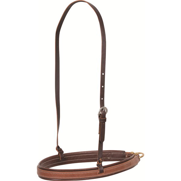MARTIN SADDLERY LINED HARNESS LEATHER NOSEBAND