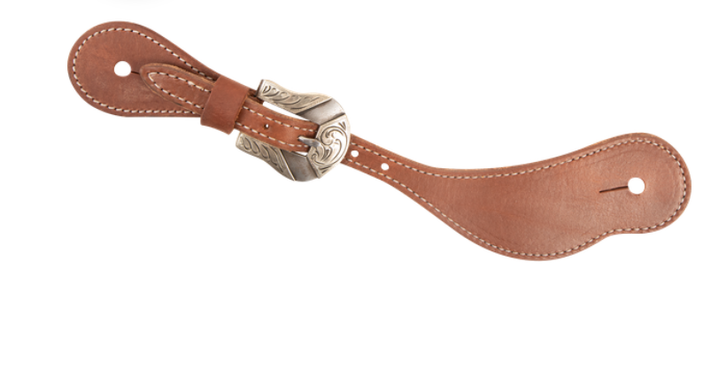 MARTIN SADDLERY COWBOY NATURAL HARNESS SPURSTRAPS