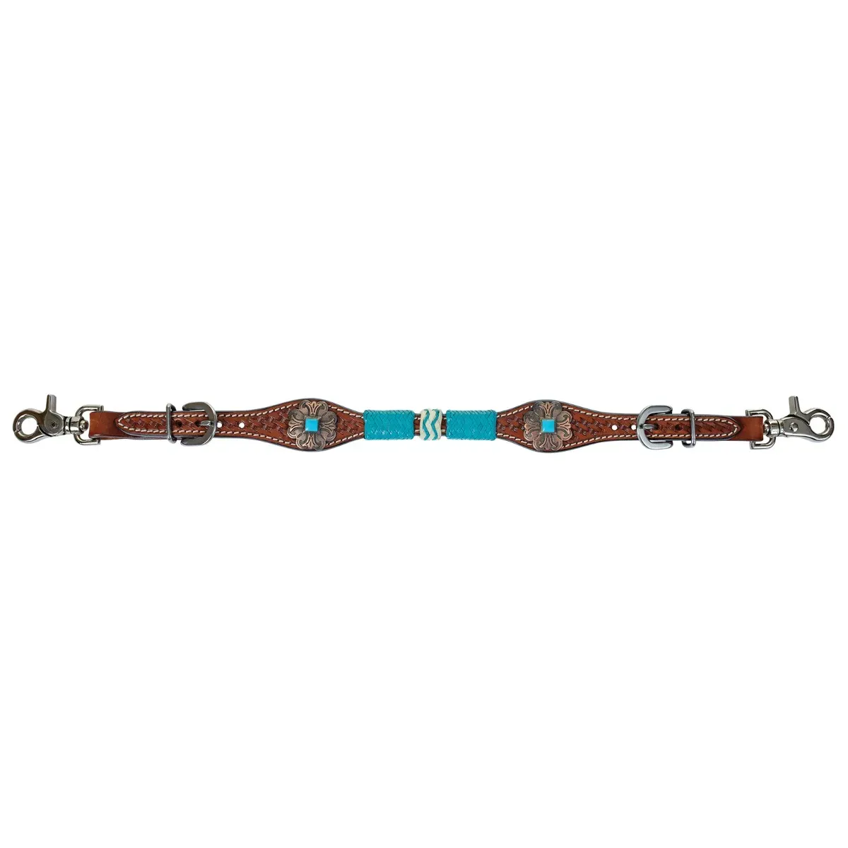 CIRCLE Y TURQUOISE ROUNDUP WITHER STRAP