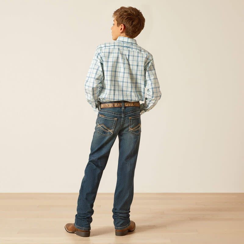 ARIAT BOY'S B5 SLIM WACO STRAIGHT JEANS IN DURHAM
