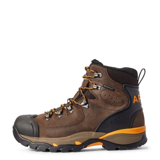 ARIAT MEN'S ENDEAVOR 6" H20 CHOCOLATE WORK BOOTS