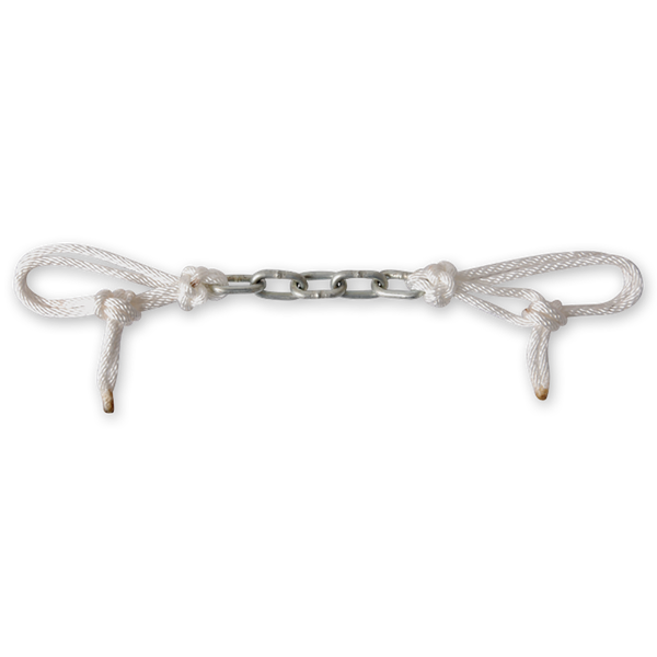MARTIN SADDLERY STRING AND DOG LINK CHAIN CURB STRAP