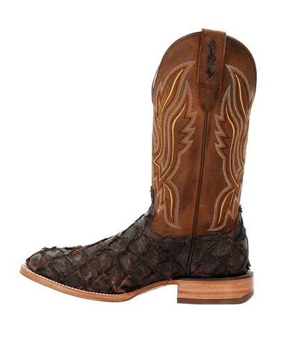 DURANGO® EXOTICS™ D.BROWN PIRARUCU WESTERN BOOT