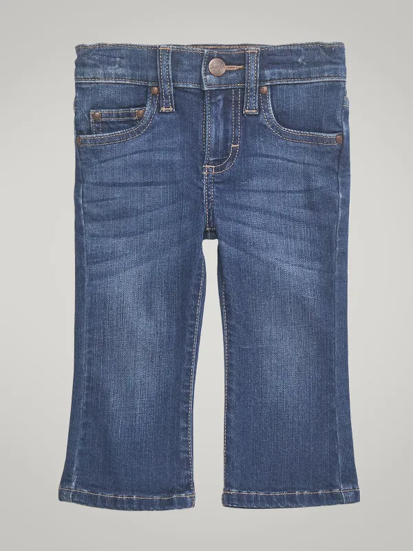 WRANGLER BABY GIRL WESTERN 5 POCKET JEAN IN DENIM