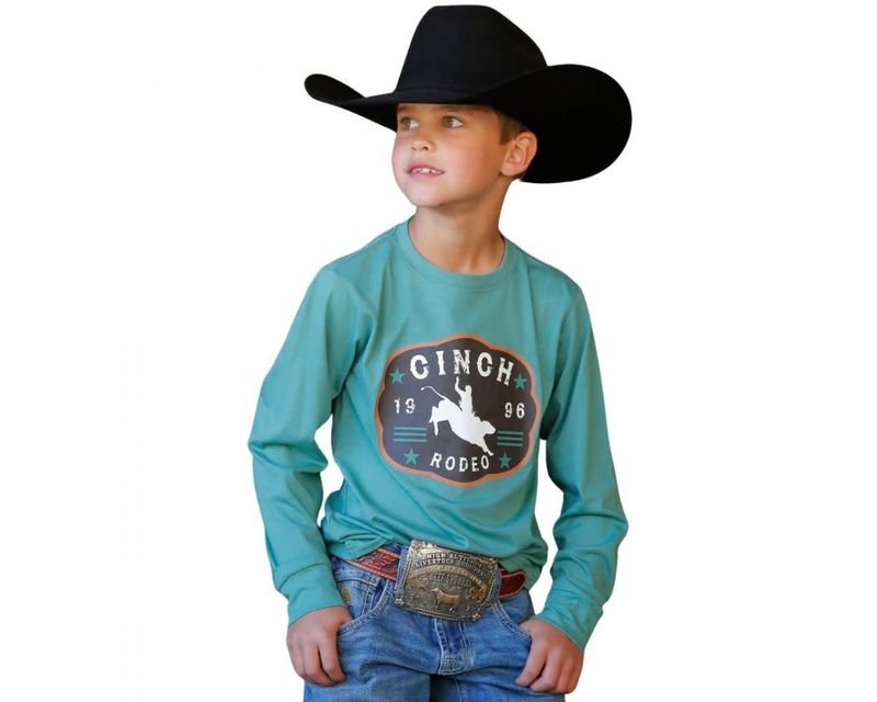 CINCH RODEO BOY&#39;S LONG SLEEVED TEE