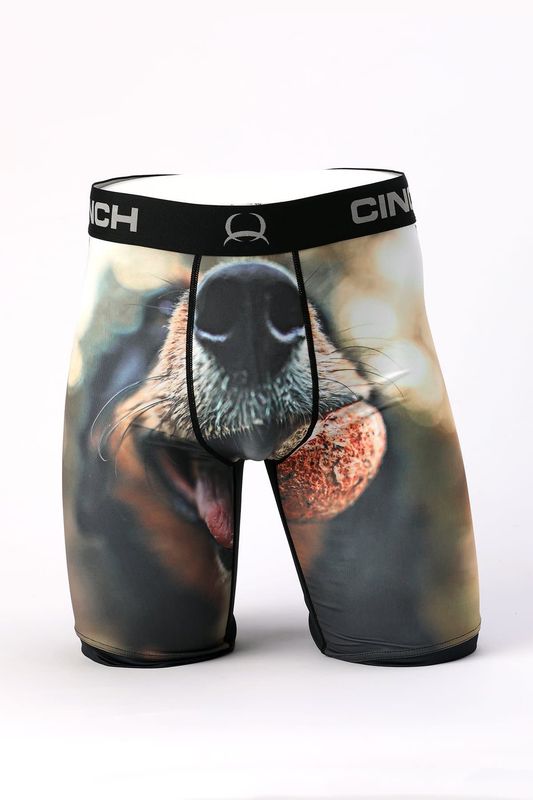 CINCH MEN&#39;S 9&quot; DOG BOXER BRIEF