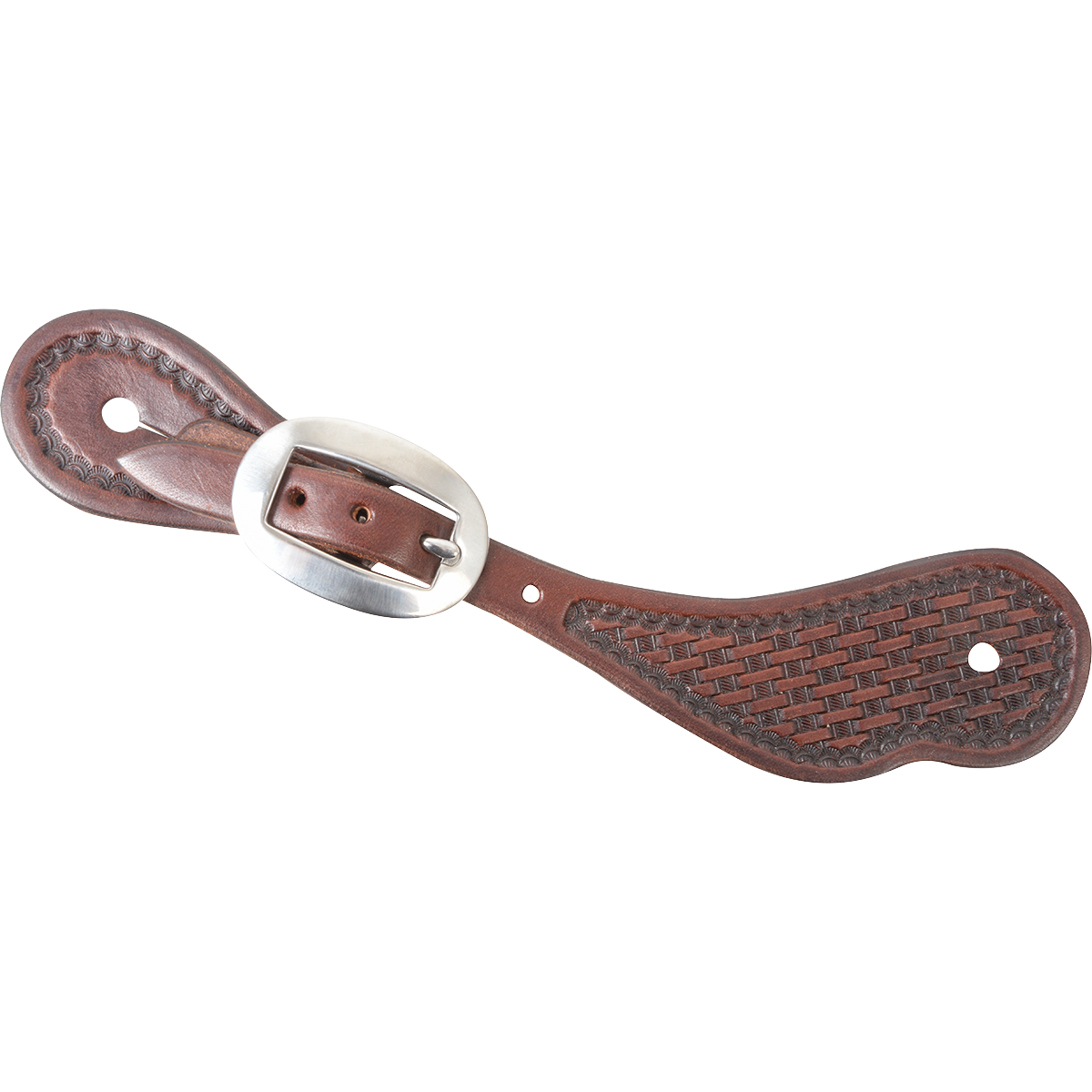 MARTIN SADDLERY TOOLED SPUR STRAPS