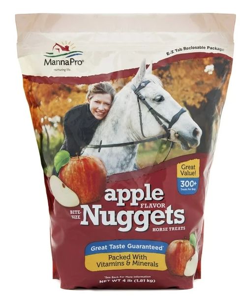 APPLE BITE-SIZE HORSE NUGGET TREATS