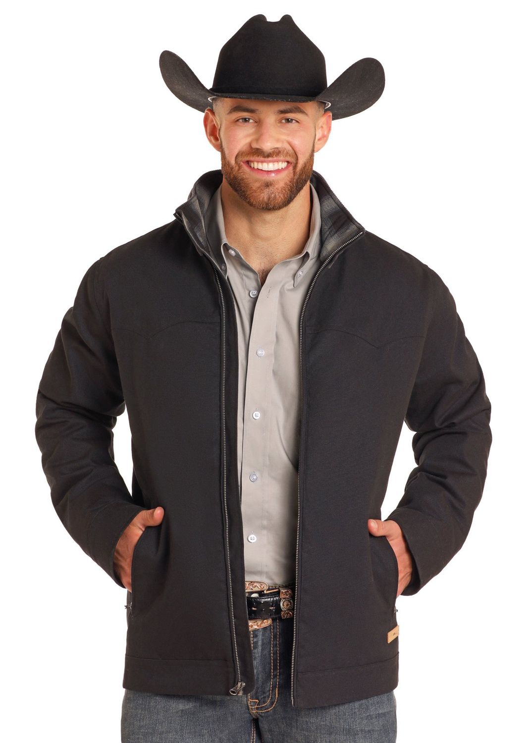 POWDER RIVER MEN&#39;S C ONCEALED CARRY CANVAS JACKET