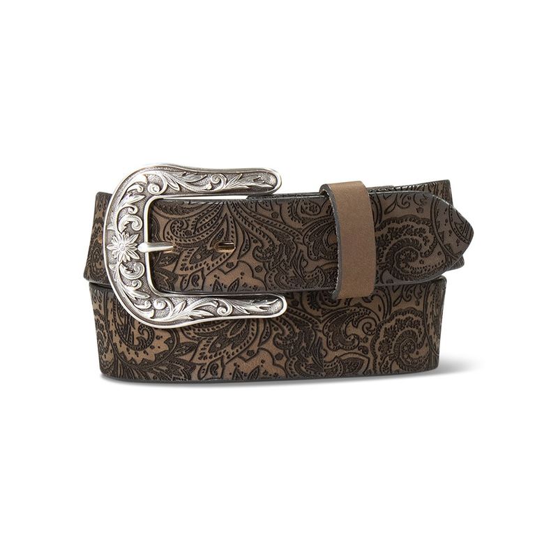 ARIAT PAISLEY TOOLED BELT