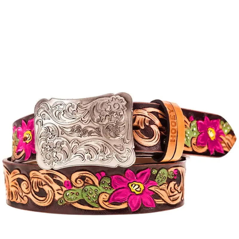 "SENORITA" CACTUS BLOSSOM FILIGREE BELT