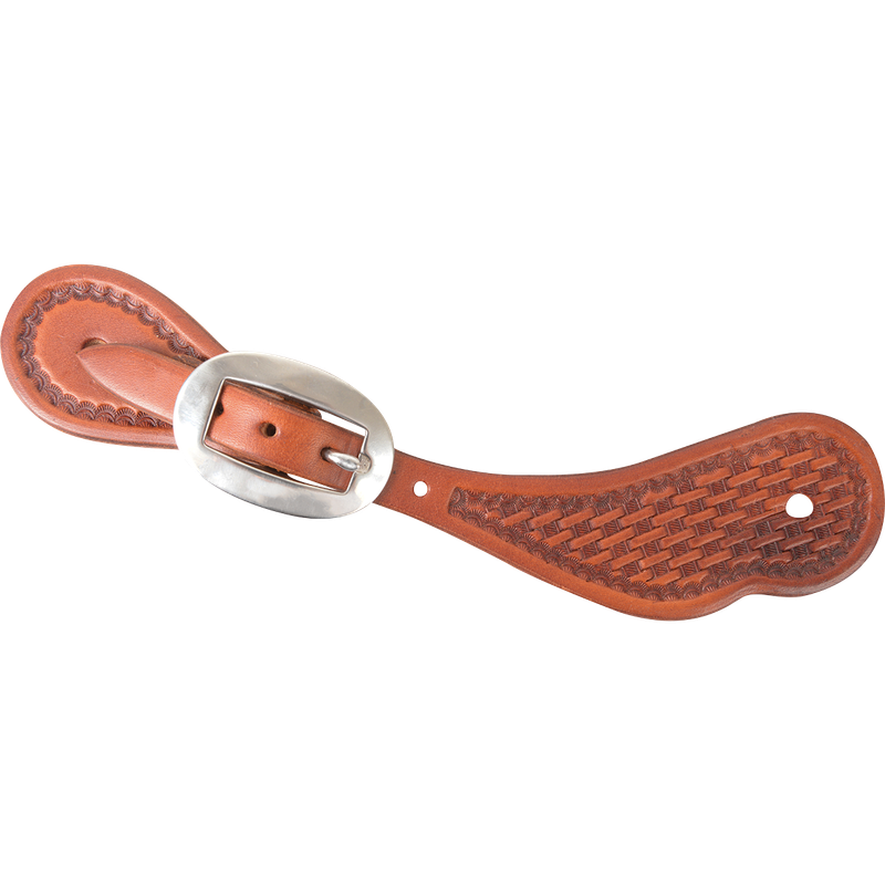 MARTIN SADDLERY TOOLED SPUR STRAPS