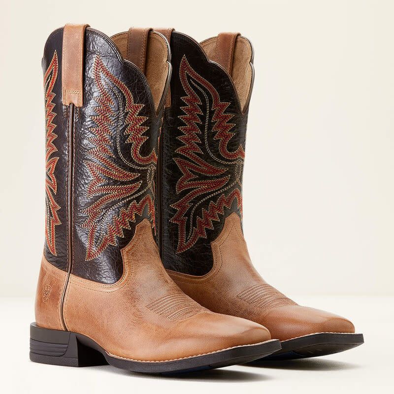  ARIAT BRUSH CREEK COWBOY BOOT- MESA TAN|BROWN