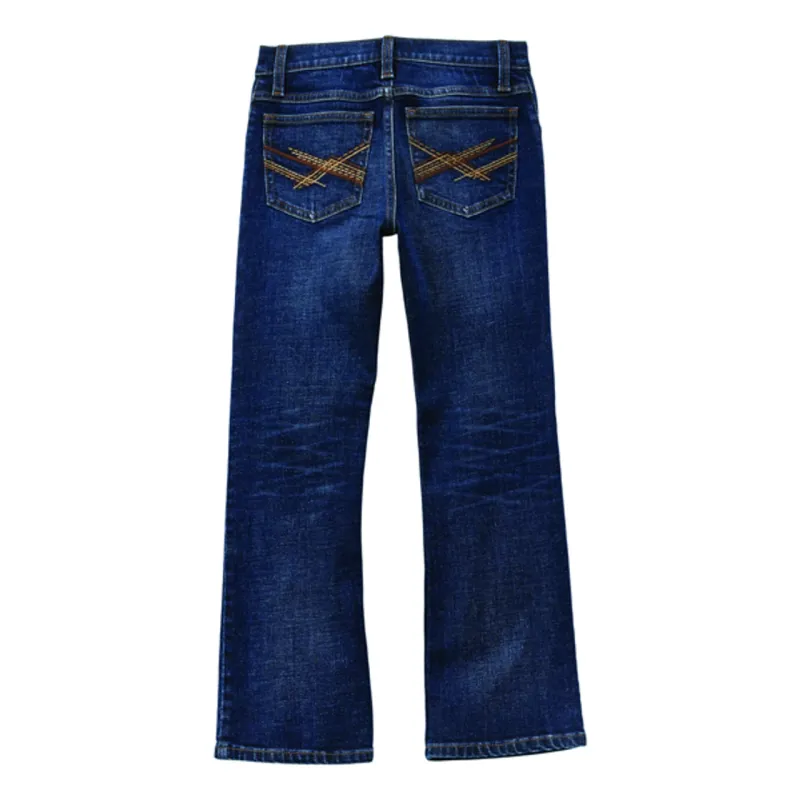 WRANGLER BOY'S 20X NO. 42 BOOTCUT JEANS- STIRRUP