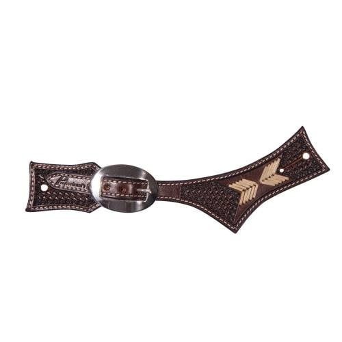 PROFESSIONAL CHOICE CHOCOLATE ARROWHEAD SPUR STRAPS