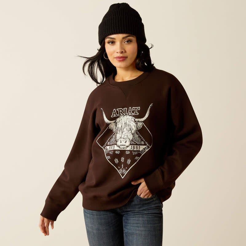 TAURUS OVERSIZED CREW SWEATSHIRT