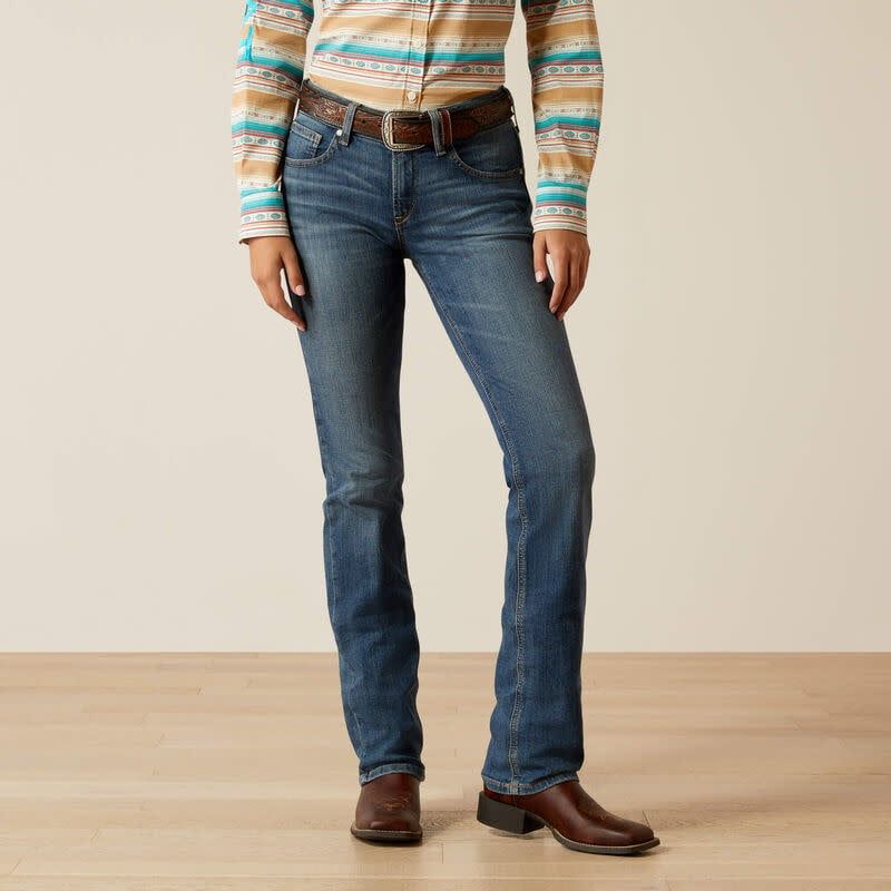 ARIAT WOMEN&#39;S PERFECT RISE ABIGAIL STRAIGHT LEG JEANS- TORONTO
