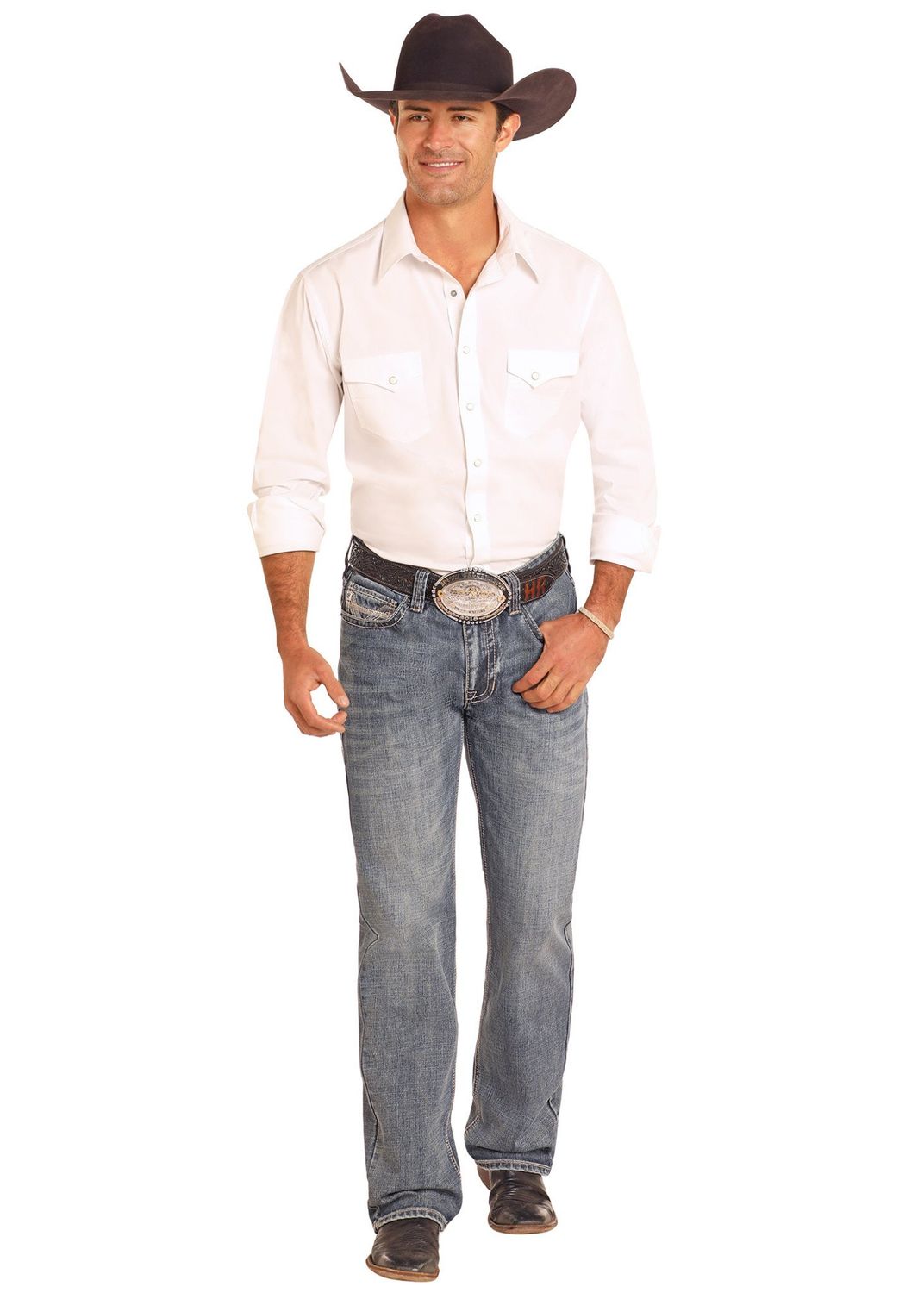 ROCK &amp; ROLL MEN&#39;S DOUBLE BARREL RELAX FIT JEANS