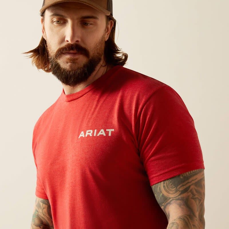 ARIAT MEN&#39;S ORIGINAL FLAG SCOPE T-SHIRT