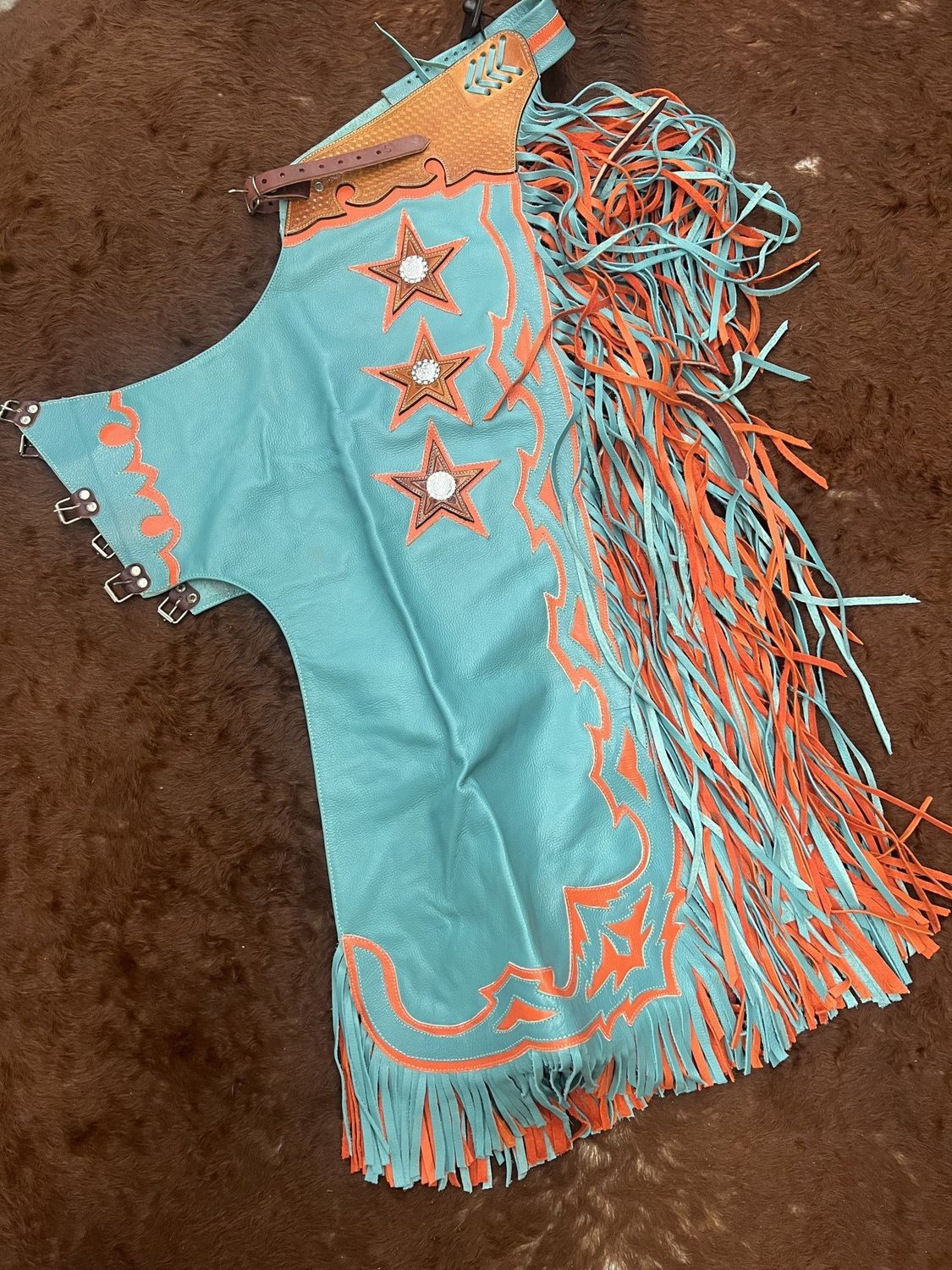 JERRY BEAGLEY ADULT DOUBLE FRINGE CHAPS