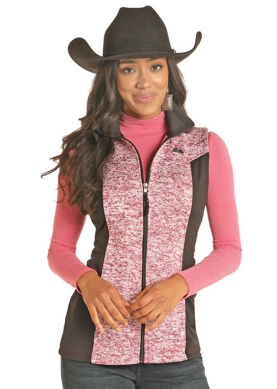 POWDER RIVER KNIT MELANGE VEST