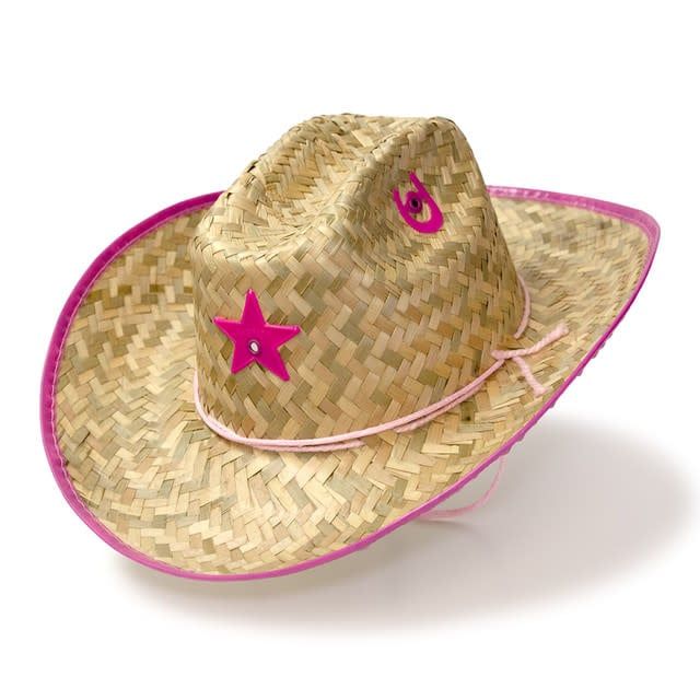 PALM STRAW SHERIFF HAT