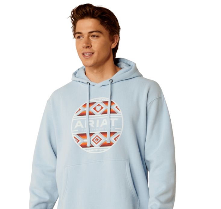 10052448 ARIAT MEN&#39;S CANYON SOUTHWEST CIRCLE HOODIE