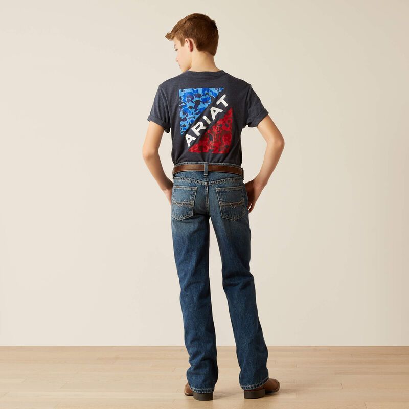 ARIAT BOY'S B4 KELVIN RELAXED BOOT CUT JEAN
