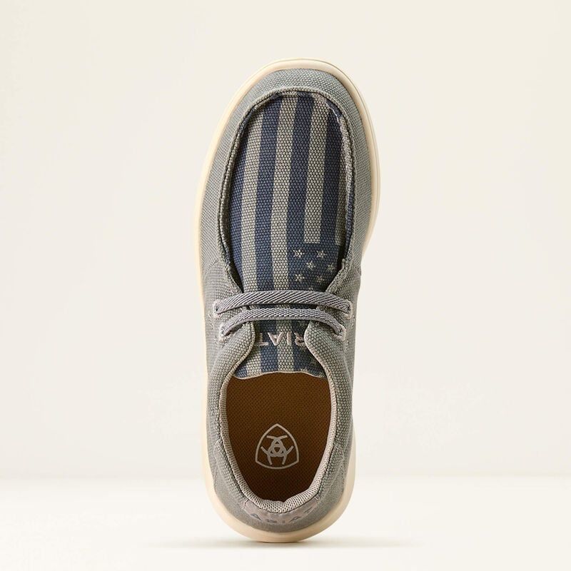 ARIAT HILO- COASTAL GREY|AMERICAN FLAG