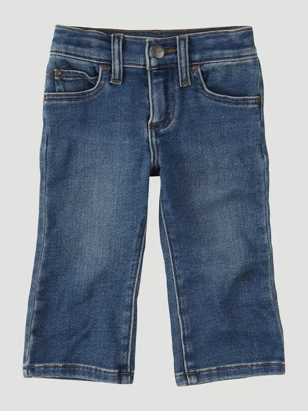 WRANGLER BABY BOY STITCHED POCKET BOOTCUT JEAN