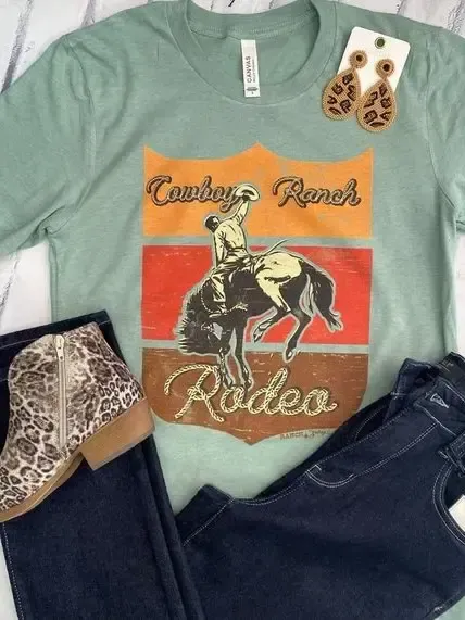 COWBOY RANCH RODEO GRAPHIC TEE